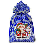 Мешочек «Праздничный» синий